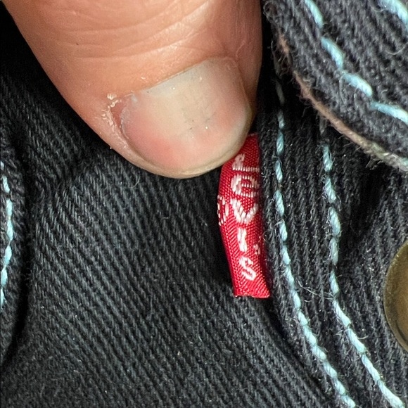 Vintage Levi’s Y2K Red Tab Denim Utility Bag - Multi-Pocket Grommet Shoulder Bag - Picture 9 of 9